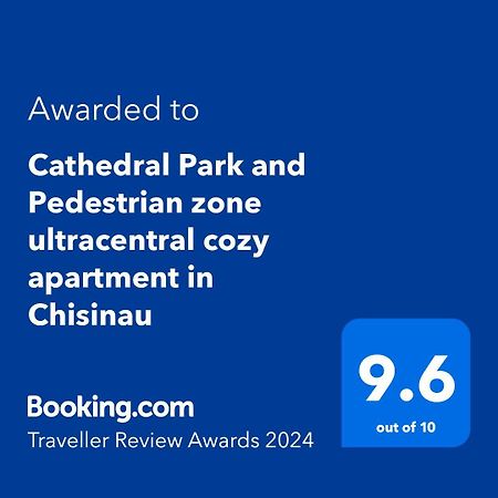Cathedral Park And Pedestrian Zone Ultracentral Cozy Apartment In Κισινάου Εξωτερικό φωτογραφία